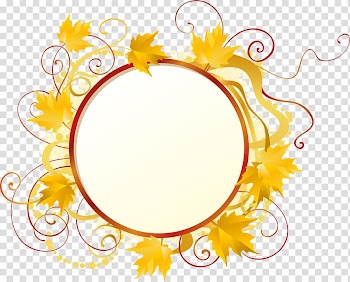 Round white and yellow logo, frame, Mood Frame transparent background PNG clipart