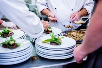 Round White Ceramic Plates