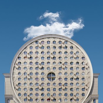 round white concrete building