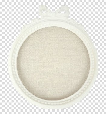 Round white frame, Beige, others transparent background PNG clipart