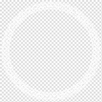 Round white frame illustration, Black and white Point Angle Pattern, Round Border Frame White transparent background PNG clipart