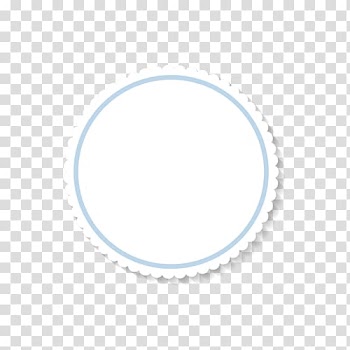 Round white plate illustration, Text box Circle, Simple circular frame text box transparent background PNG clipart