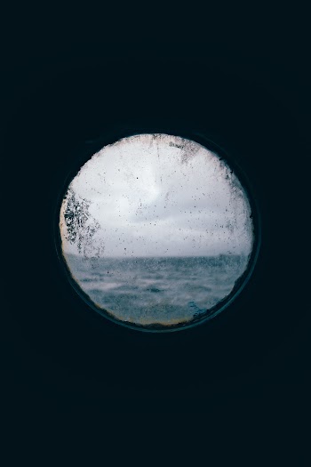 Round Window View of the Ocean