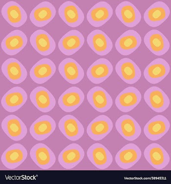 rounded abstract seamless pattern - accent