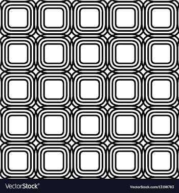 Rounded square grid pattern design background vector image