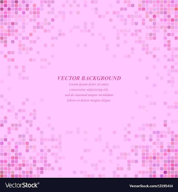 Rounded square mosaic pattern background design vector image