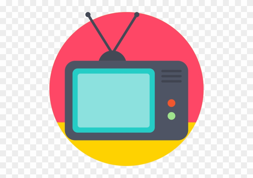 Rounded, Television, Tv Icon - Tv Icon Png