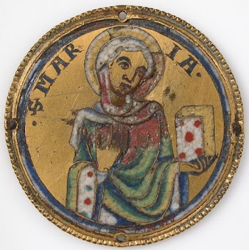 Roundel with the Virgin | Free Photo - rawpixel
