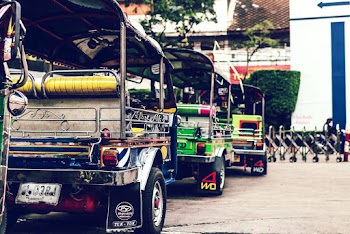 Row of Auto-rickshaw
