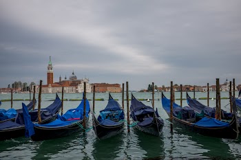          Row of Gondolas Free Photo     