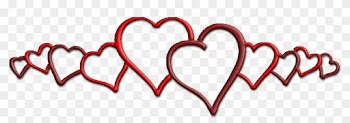 Row Of Hearts - Heart Border