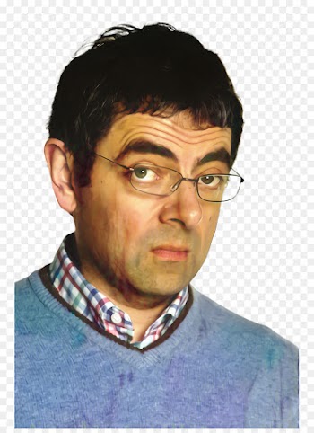 Rowan Atkinson, Mr Bean, Comedy, Chin, Forehead PNG