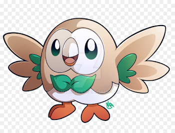 Rowlet Litten Digital art Clip art - rowlet png download - 1024 ...