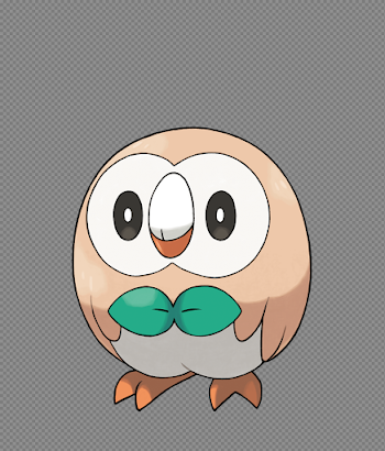 Rowlet Pokemon transparent PNG - StickPNG