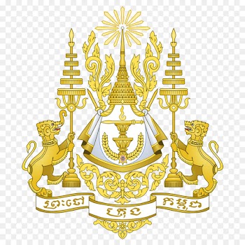 Royal arms of Cambodia Royal coat of arms of the United Kingdom Flag of Cambodia - Cambodia 