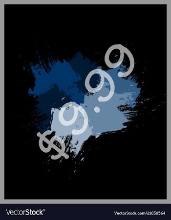 Royal banner with watercolor splashes vector image
