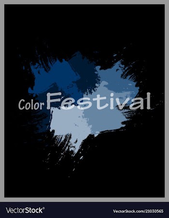 Royal banner with watercolor splashes vector image