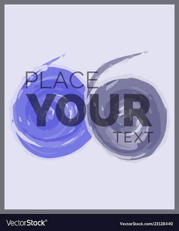 Royal banner with watercolor splashes vector image