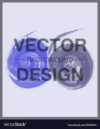 Royal banner with watercolor splashes vector image