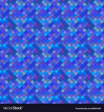 Royal blue seamless diagonal square pattern vector image