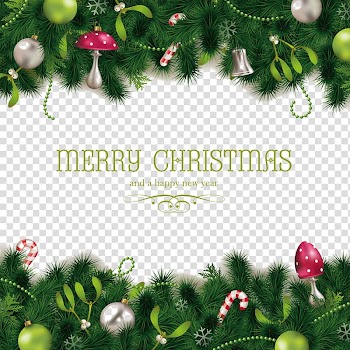 Royal Christmas Message Wish Greeting New Year, Christmas border material transparent background PNG clipart