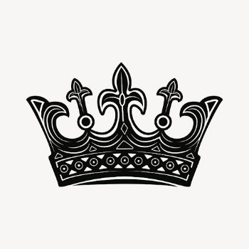 Royal crown clipart, object illustration | Free Vector - rawpixel