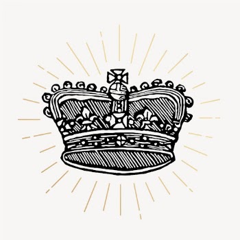 Royal crown clipart, vintage accessory | Free Vector Illustration - rawpixel