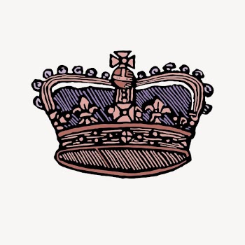 Royal crown collage element, aesthetic, | Free PSD Illustration - rawpixel