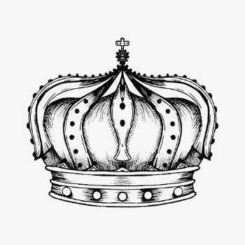 Royal crown drawing, vintage illustration | Free Vector - rawpixel