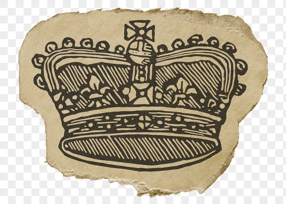 Royal crown png sticker, ripped | Free PNG Illustration - rawpixel