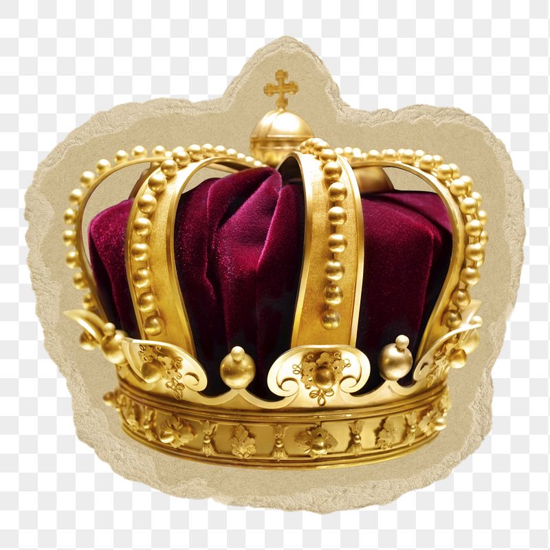 Royal crown png sticker, ripped | Free PNG - rawpixel