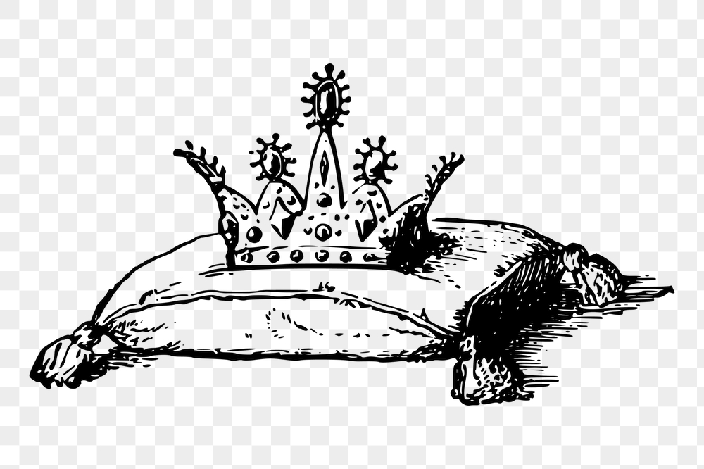 Royal crown png sticker, vintage | Free PNG - rawpixel