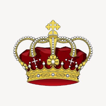 Royal crown sticker, object illustration | Free Vector - rawpixel