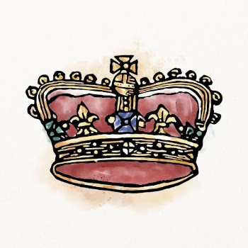 Royal crown watercolor, vintage illustration, | Free Photo Illustration - rawpixel