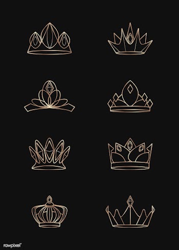 Royal crowns set | Free stock vector - 842752