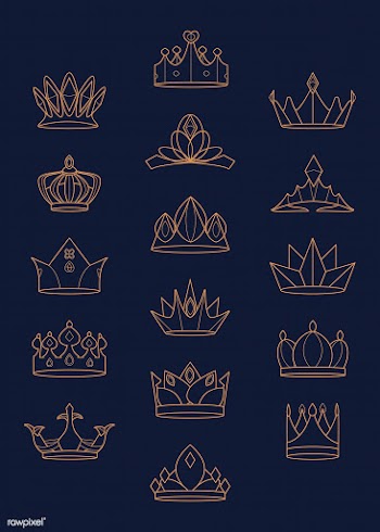 Royal crowns set | Free stock vector - 842765