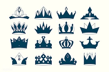Royal crowns set | Free stock vector - 842767