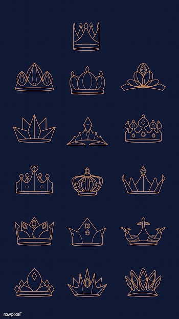 Royal crowns set | Free stock vector - 842775
