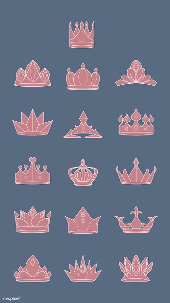 Royal crowns set | Free stock vector - 842779