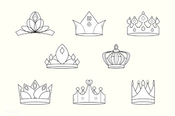 Royal crowns set | Free stock vector - 842805