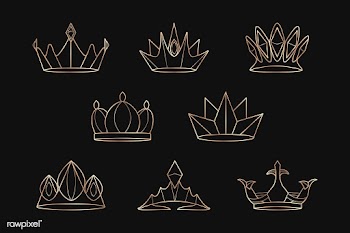 Royal crowns set | Free stock vector - 842820