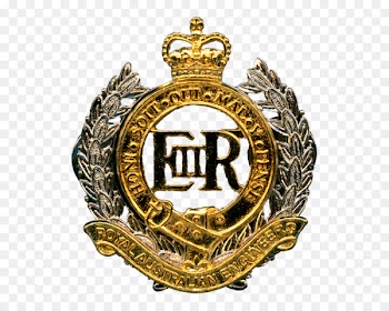 Royal Engineers A.F.C. Cap badge Honi soit qui mal y pense Royal Australian Engineers - printed 