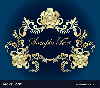 Royal floral vector image