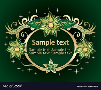 Royal floral vector image