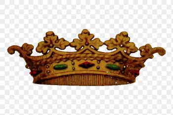 Royal gold crown png sticker | Free PNG - rawpixel