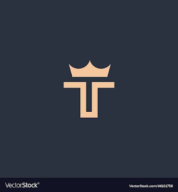 royal logo letter t icon