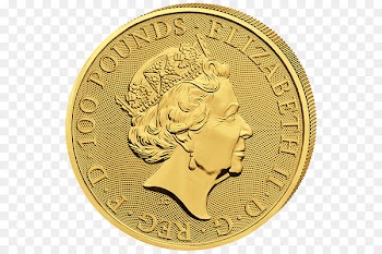 Royal Mint Britannia The Queen's Beasts Gold coin Bullion coin - coin 