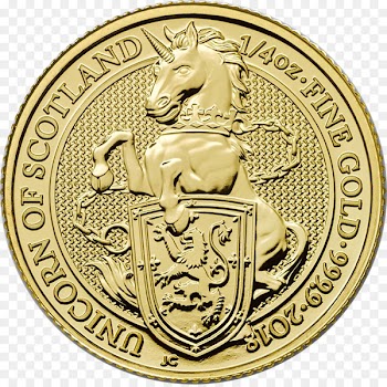 Royal Mint Gold coin Gold coin The Queen's Beasts - gold coins 