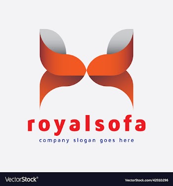 royal sofa - x letter logo