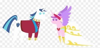Royal Wedding Cake Toppers By Catnipfairy - Mlp Canterlot Wedding Cake